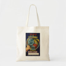Vintage Travel Poster Ad Retro Prints Canvas Bag