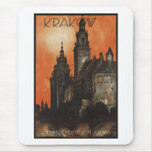 Vintage Travel Poster Ad Retro Prints Mouse Pads