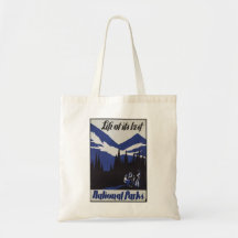 Vintage Travel Poster Ad Retro Prints Tote Bag