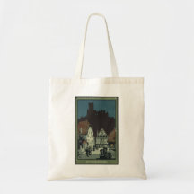 Vintage Travel Poster Ad Retro Prints Tote Bag