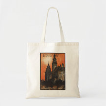 Vintage Travel Poster Ad Retro Prints Tote Bag