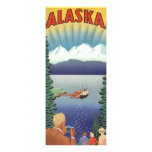 Vintage Travel Poster, Alaska Personalized Invitation