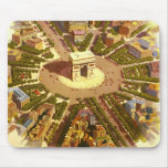 Vintage Travel Poster Arc de Triomphe Paris France Mousemat