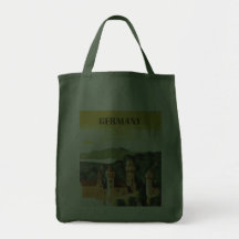 Vintage Travel Poster, Bavaria Castle, Germany Bag