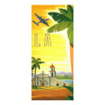 Vintage Travel Poster, Los Angeles, California Personalized Announcements
