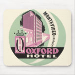 Vintage Travel Poster, Montevideo, Uruguay Mouse Pads