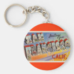 Vintage Travel San Francisco Key Chains