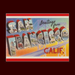 Vintage Travel San Francisco postcards