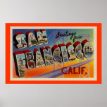 Vintage Travel San Francisco Print