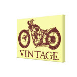 Vintage Triumph Stretched Canvas Print