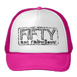 Vintage trucker hat | 50 and fabulous!