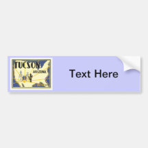 Vintage Tucson Arizona Bumper Stickers