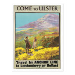 Vintage Ulster Londonderry Post Card