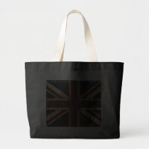 Vintage Union Jack design tote Tote Bags
