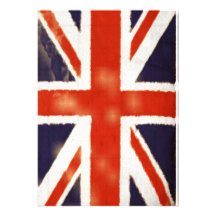 Vintage Union Jack Invitation (Vertical)