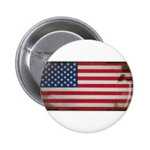 Vintage USA Flag Button
