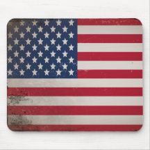 Vintage USA Flag Mousepad