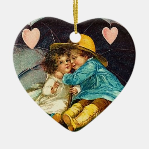 Vintage Valentine Ornament