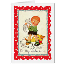 Vintage Valentine's Day Card