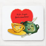 Vintage Valentine's Day Greeting Mousepad
