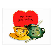 Vintage Valentine's Day Greeting Postcard
