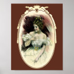 Vintage Victorian Bridal Portrait Print