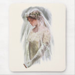 Vintage Victorian Bride with Bible Harrison Fisher Mousepads
