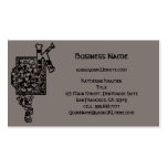 Vintage Victorian Monogram Elegant Letter K Business Card