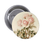 Vintage Victorian Romantic Roses Buttons