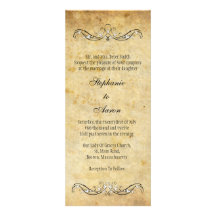 Vintage Victorian Wedding Invitation