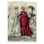Vintage Victorian Wedding Party, Bride Bridesmaids Card