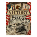 Vintage "Victory" WWI Scrapbook Postcard