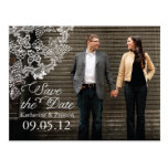 Vintage Vineyard Photo Save the Date Postcard