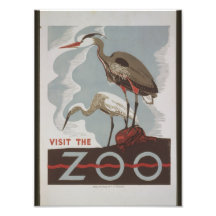 Vintage Visit the Zoo Photograph