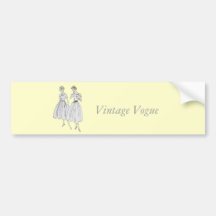 Vintage Vogue Bumper Stickers