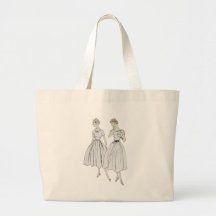 Vintage Vogue Tote Bags