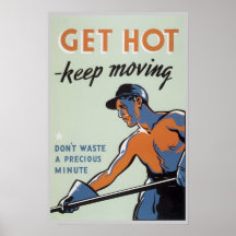 Vintage War Poster from WWI and WWII