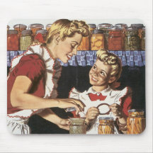 Vintage War Poster Mouse Pad