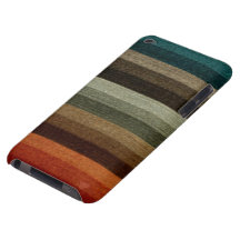 Vintage Warm Autumn Stripes Barely There iPod Covers