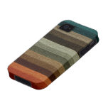 Vintage Warm Autumn Stripes iPhone 4 Cover