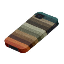 Vintage Warm Autumn Stripes iPhone 4 Cover