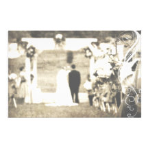 Vintage  Wedding Ceremony Customized Stationery