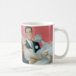 Vintage Wedding, Groom Carrying Bride, Newlyweds Coffee Mug