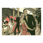 Vintage Wedding Newlyweds First Dance Announcement