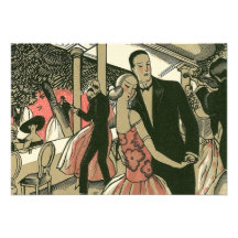 Vintage Wedding Newlyweds First Dance Announcement