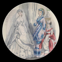 Vintage Wedding Plate plates