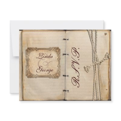 Custom Wedding Place Cards on Custom Wedding Cards On Vintage Wedding Rsvp Cards Personalized