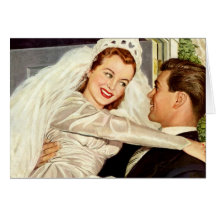 Vintage Wedding Thank You Card