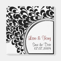 Vintage Weeding - Customised Magnet