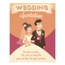 vintage weeding invitation